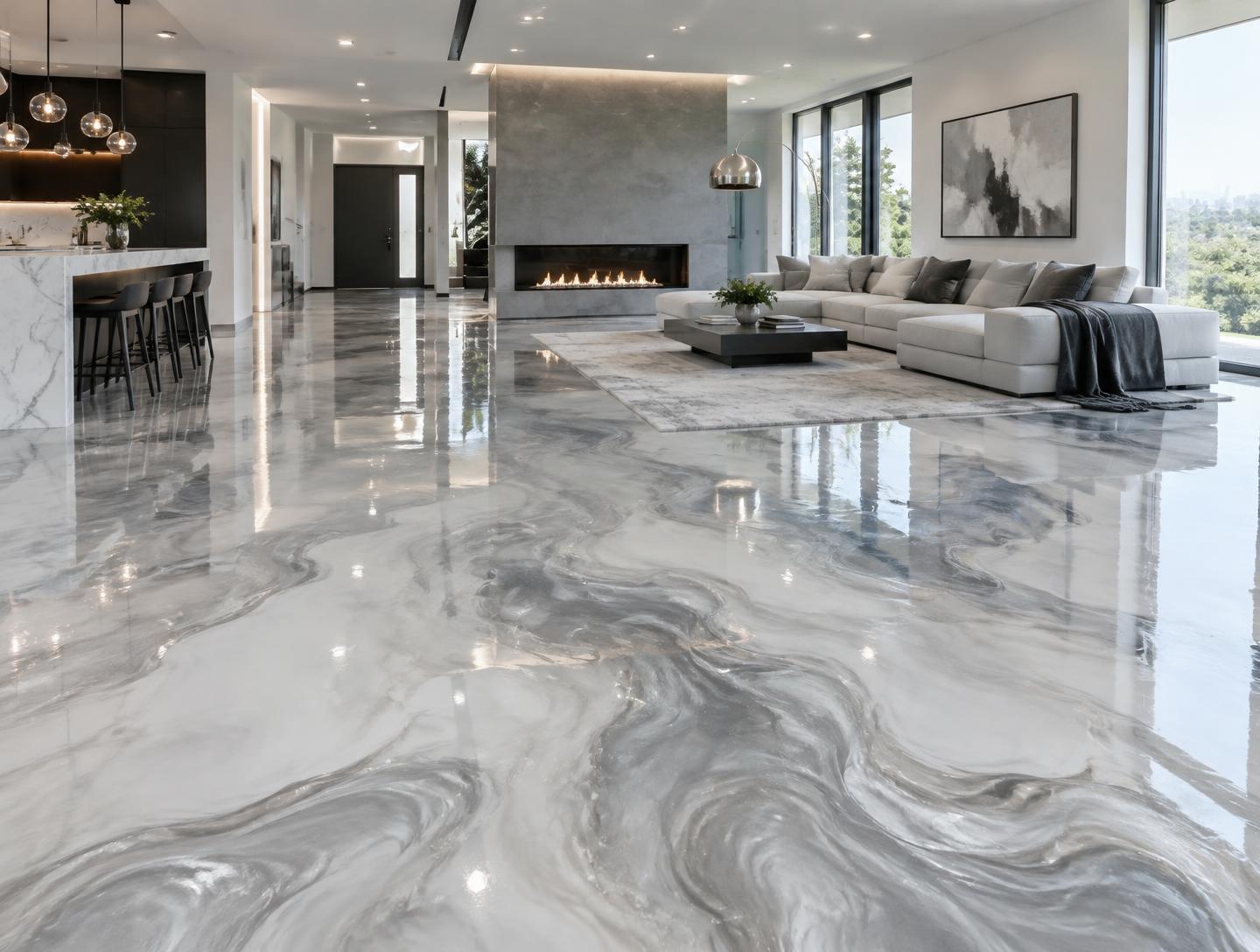 Metallic Epoxy — epoxy flooring by Supreme Epoxy